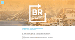 Desktop Screenshot of berliner-reisemesse.de